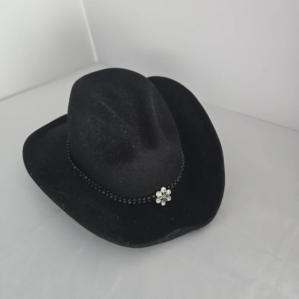 Shyanne Black Cowboy Hat with Crystal Accents‎